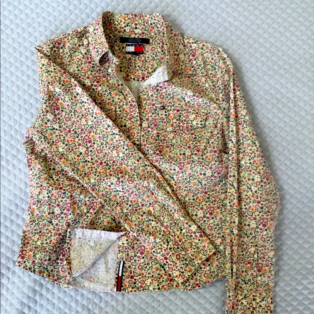 Tommy Hilfiger floral polo